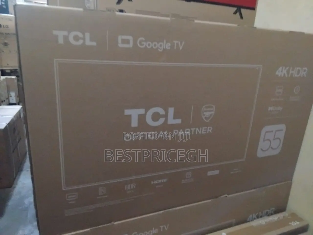 TCL 55 Inches HDR Frameless Google Tv 55p635