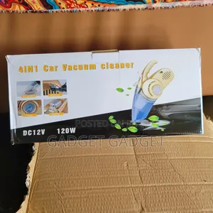 Portable Car Vacuum Cleaner & Tire Pump 4 In 1