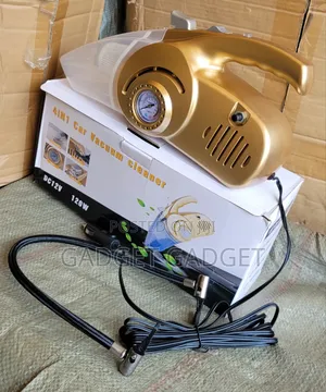 Photo - 4in1 Handheld Car Vacuum Cleaner With Digital Pump 120w