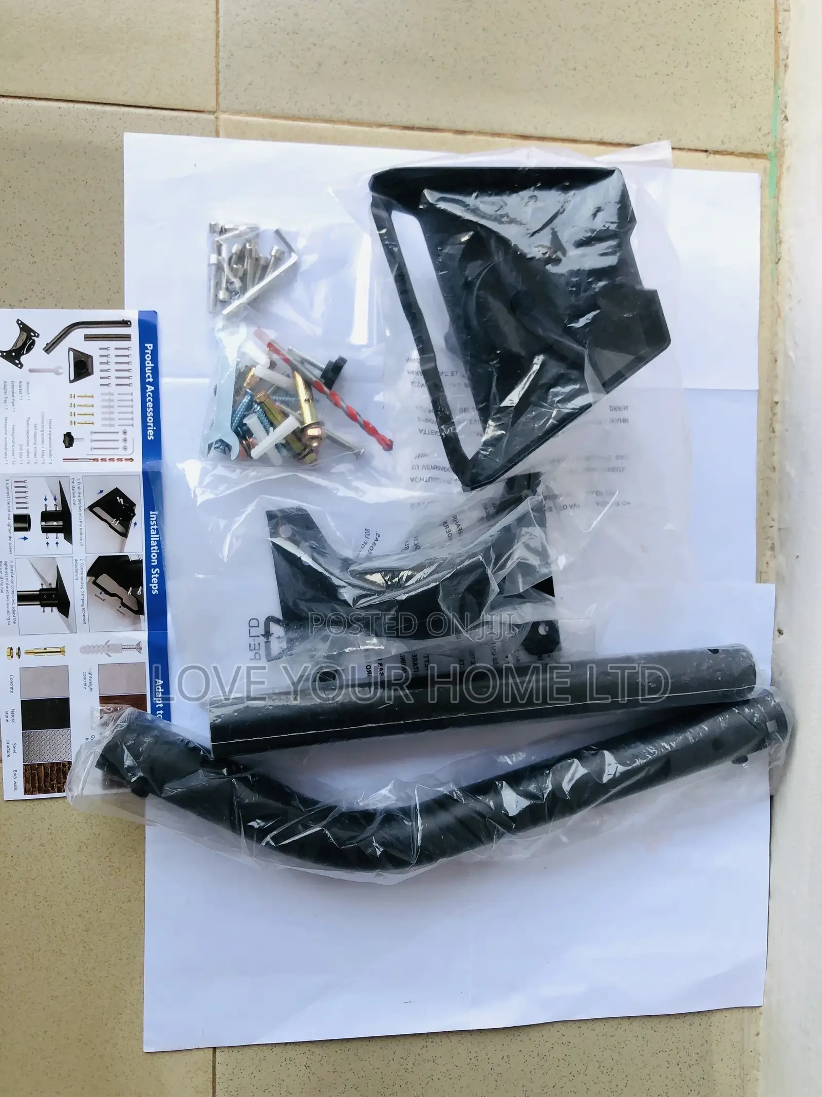 Long Wall Mount For Mounting Kit / Adjustment Roof Mount