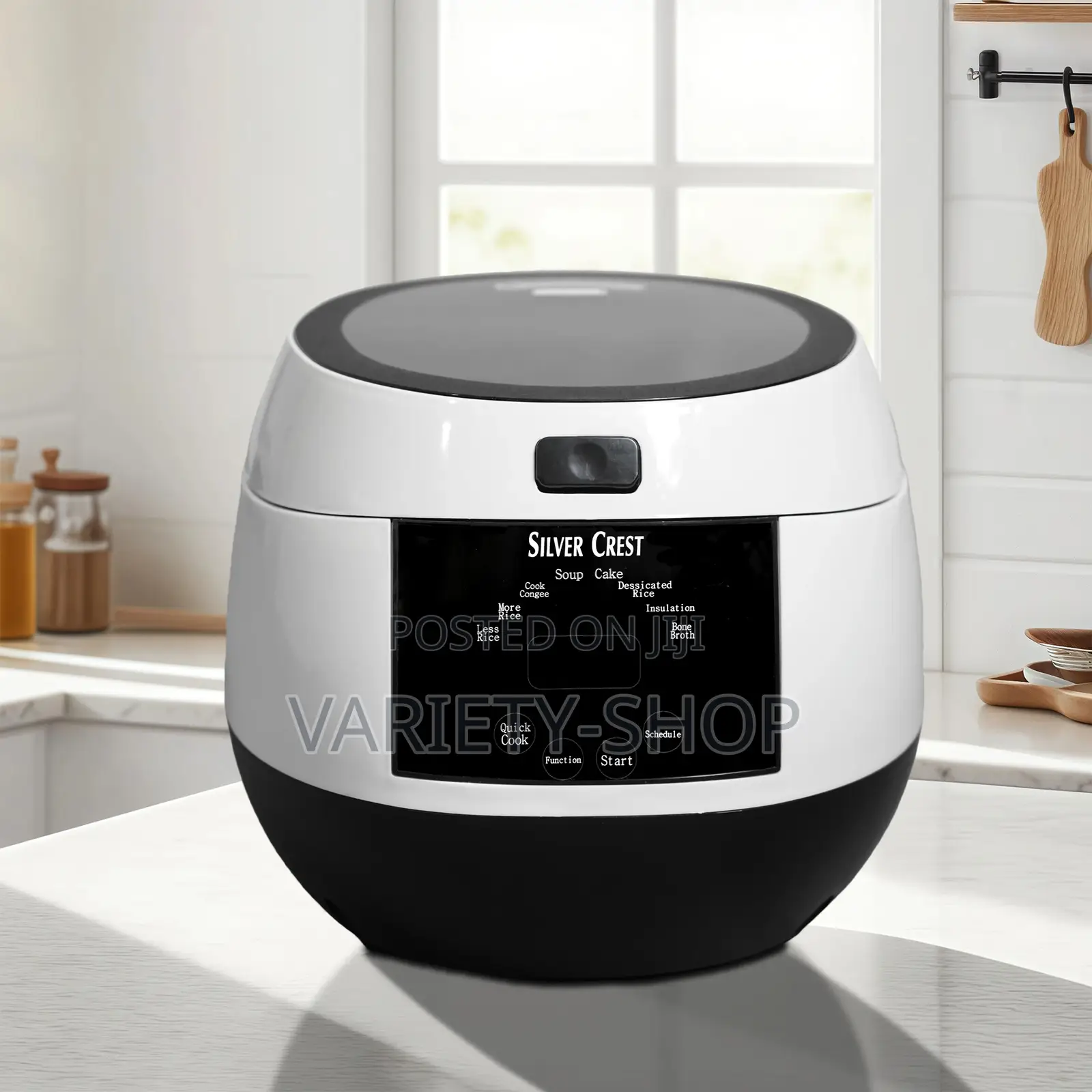 6l Fast Quick Silver Crest Rice Cooker for Homes