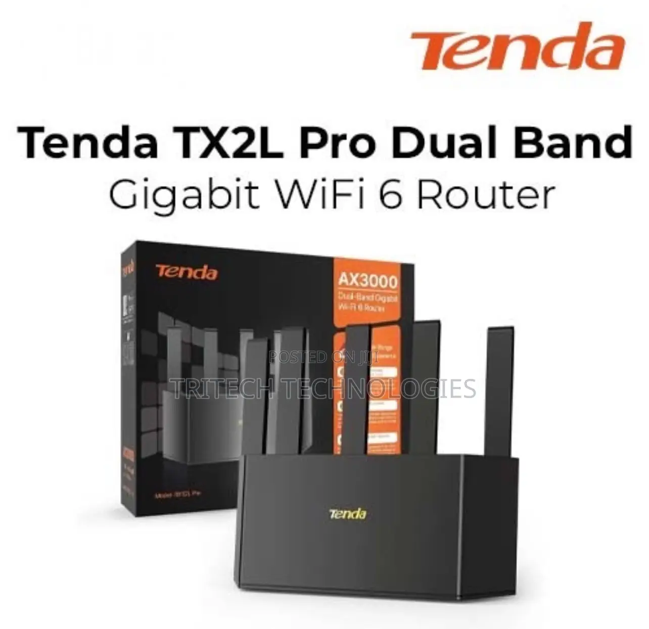 Tenda Tx2l Pro Ax1500 Dual-Band Gigabit Wifi-6 Router