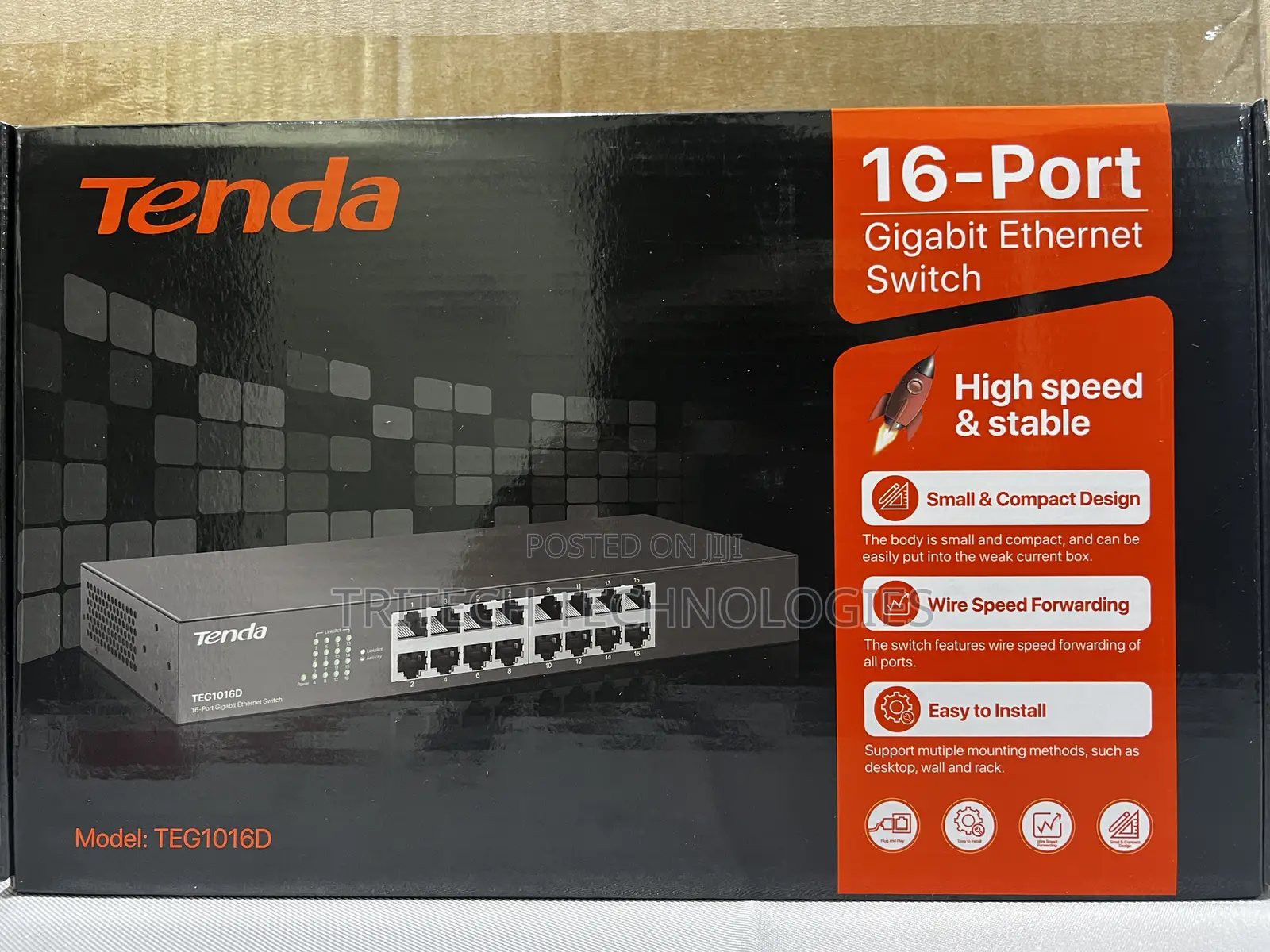 Tenda 16port Gigabit Network Switch Teg1016d