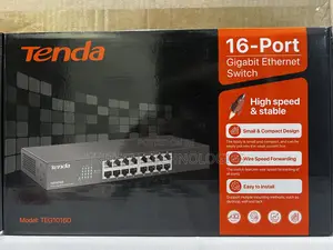 Photo - Tenda 16port Gigabit Network Switch Teg1016d