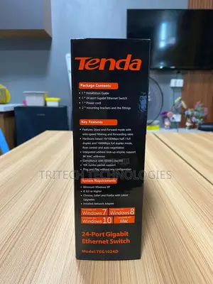 Tenda 24port Gigabit Unmanaged Switch Teg1024d