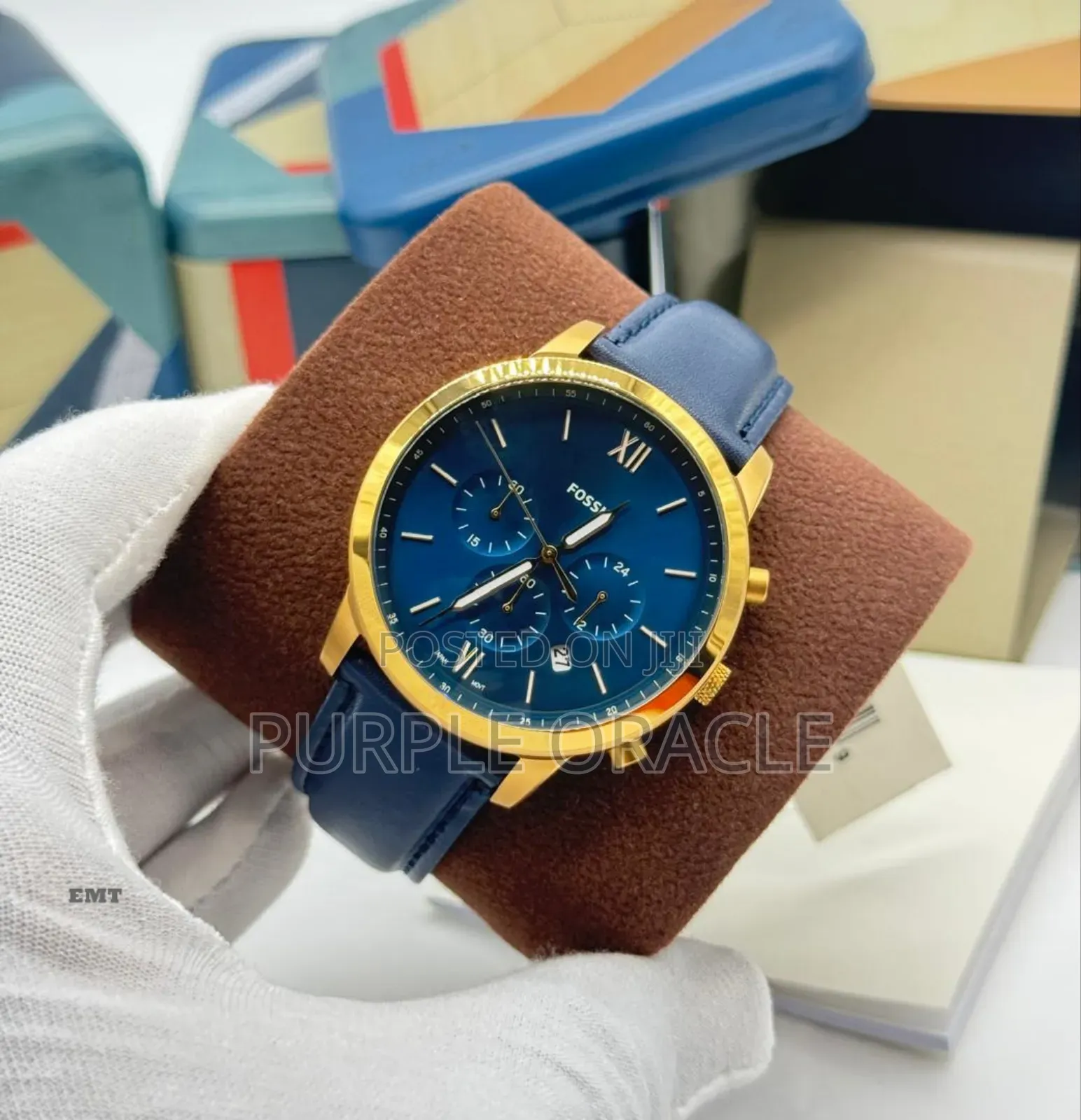 The Fossil Grant Leather Watch