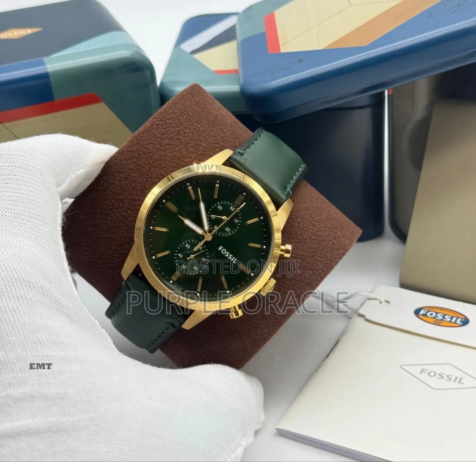 The Fossil Grant Leather Watch