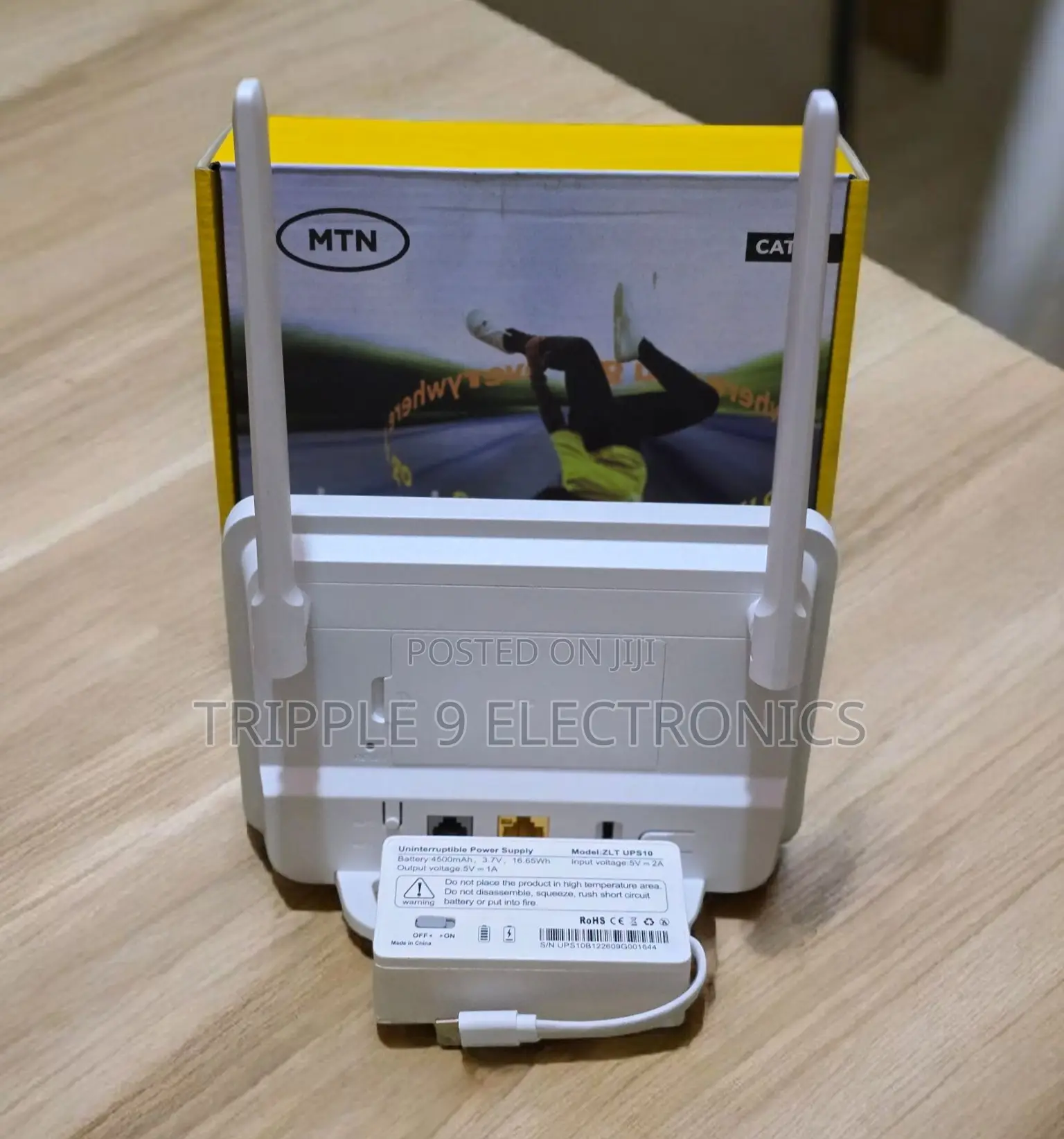 Portable Universal MTN Turbomnet Router With Power Bank
