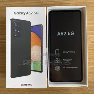 New Samsung Galaxy A52 5G 128 GB Black