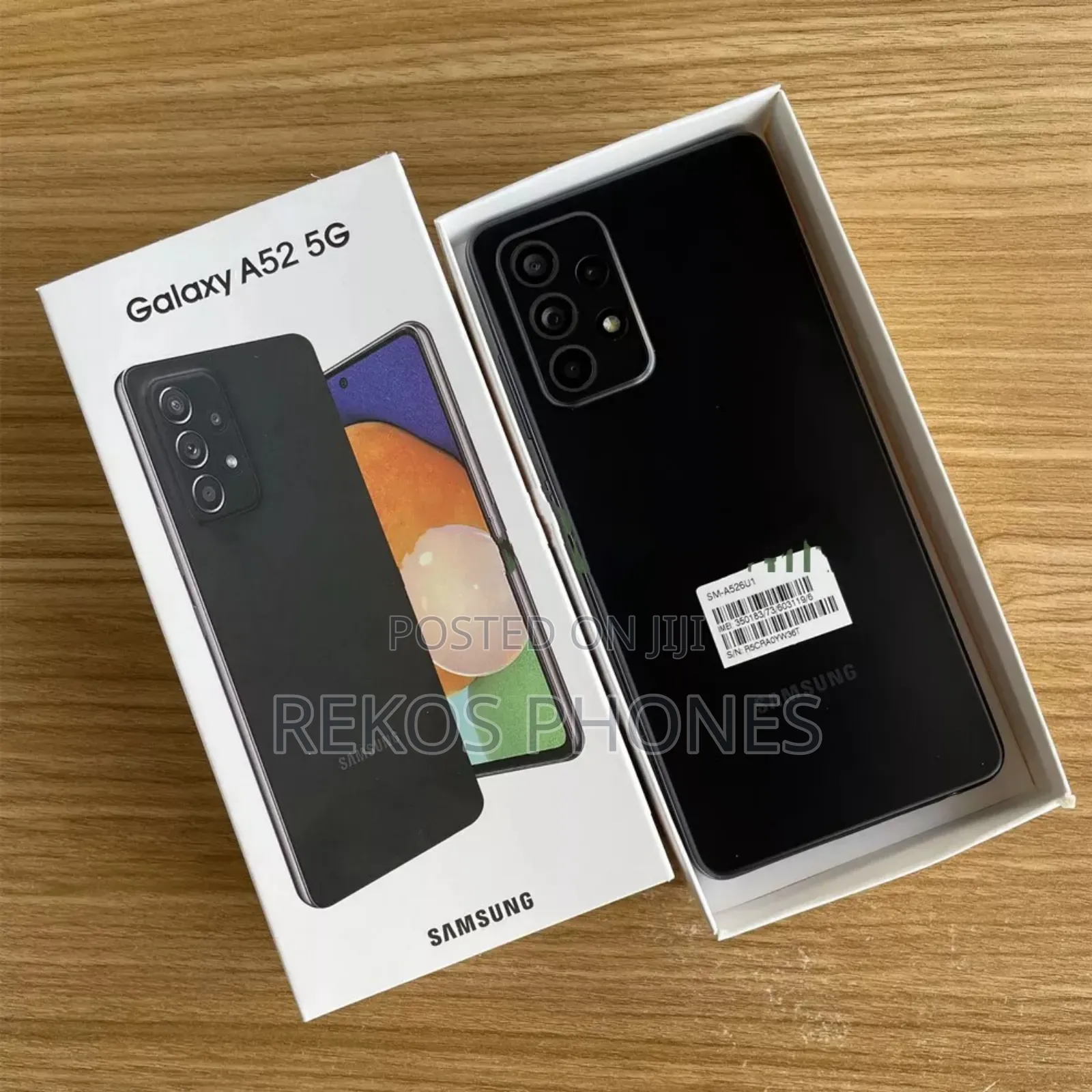 New Samsung Galaxy A52 5G 128 GB Black