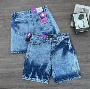 Photo - Solid Jeans Shorts Available Now