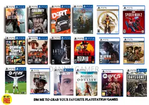 Play Station and Pc Games Available