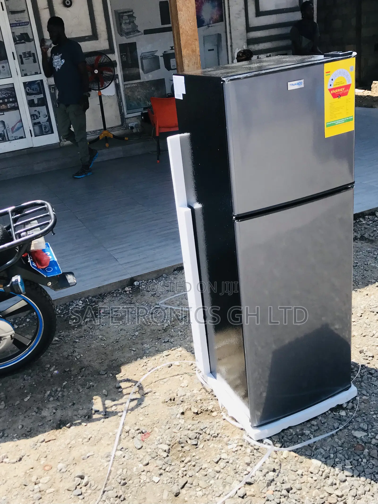 Kindly Get 158l Doubledoor Nasf2-18fl Topfreezer Grey Fridge