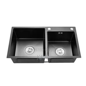 Black Kitchen Sink and Accessories