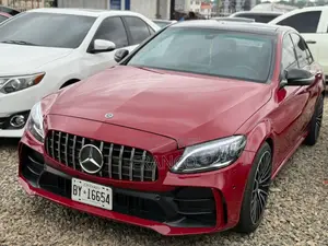 Mercedes-Benz C300 Sport 4Matic Sedan AWD (2.0L 4cyl 7A) 2017 Red