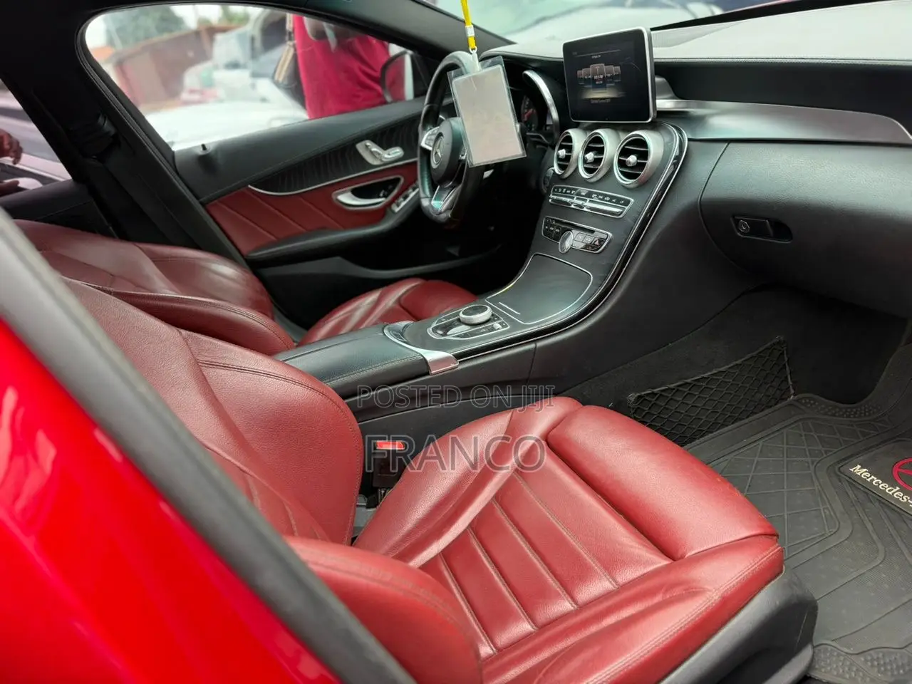 Mercedes-Benz C300 Sport 4Matic Sedan AWD (2.0L 4cyl 7A) 2017 Red