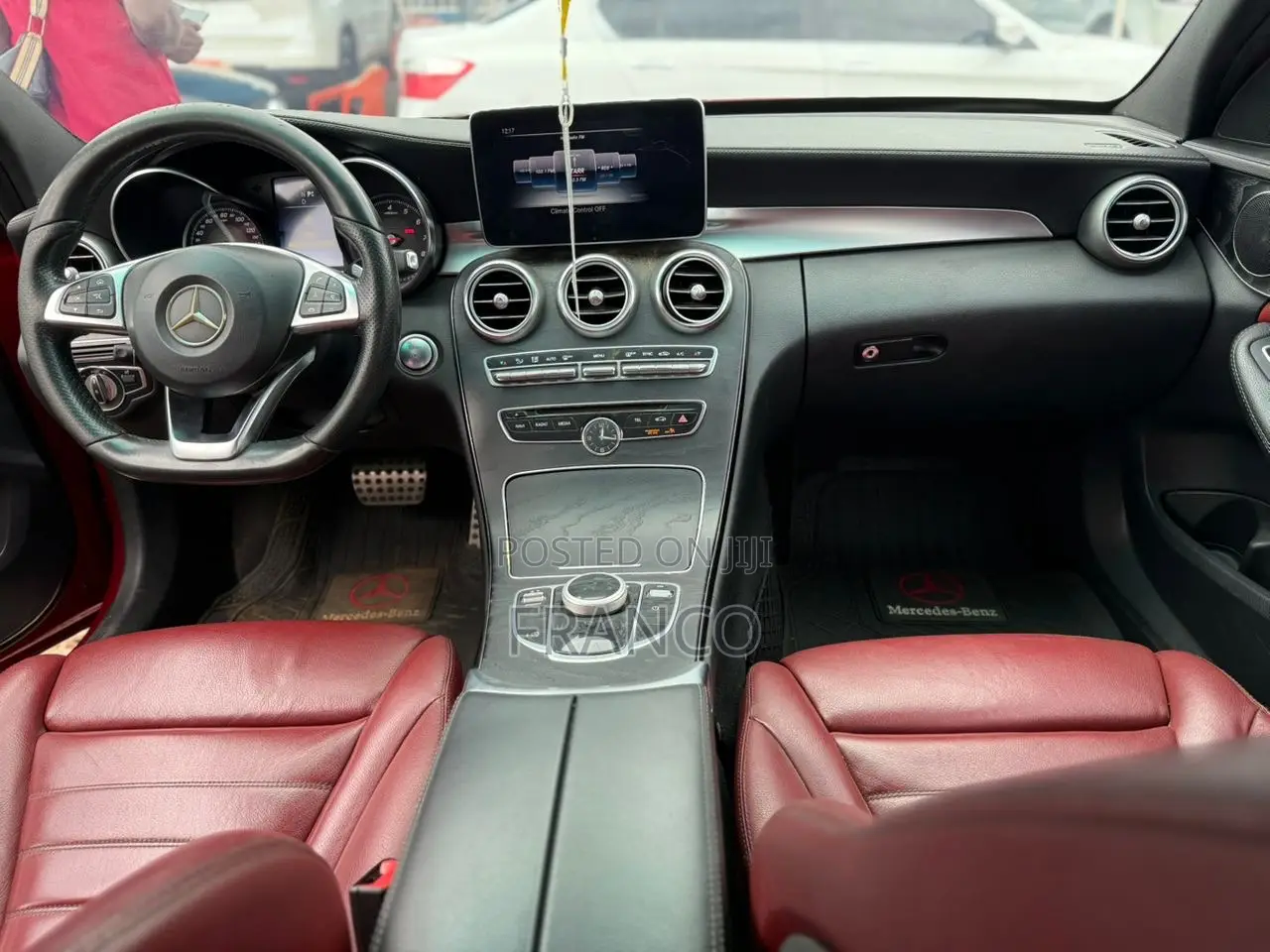 Mercedes-Benz C300 Sport 4Matic Sedan AWD (2.0L 4cyl 7A) 2017 Red