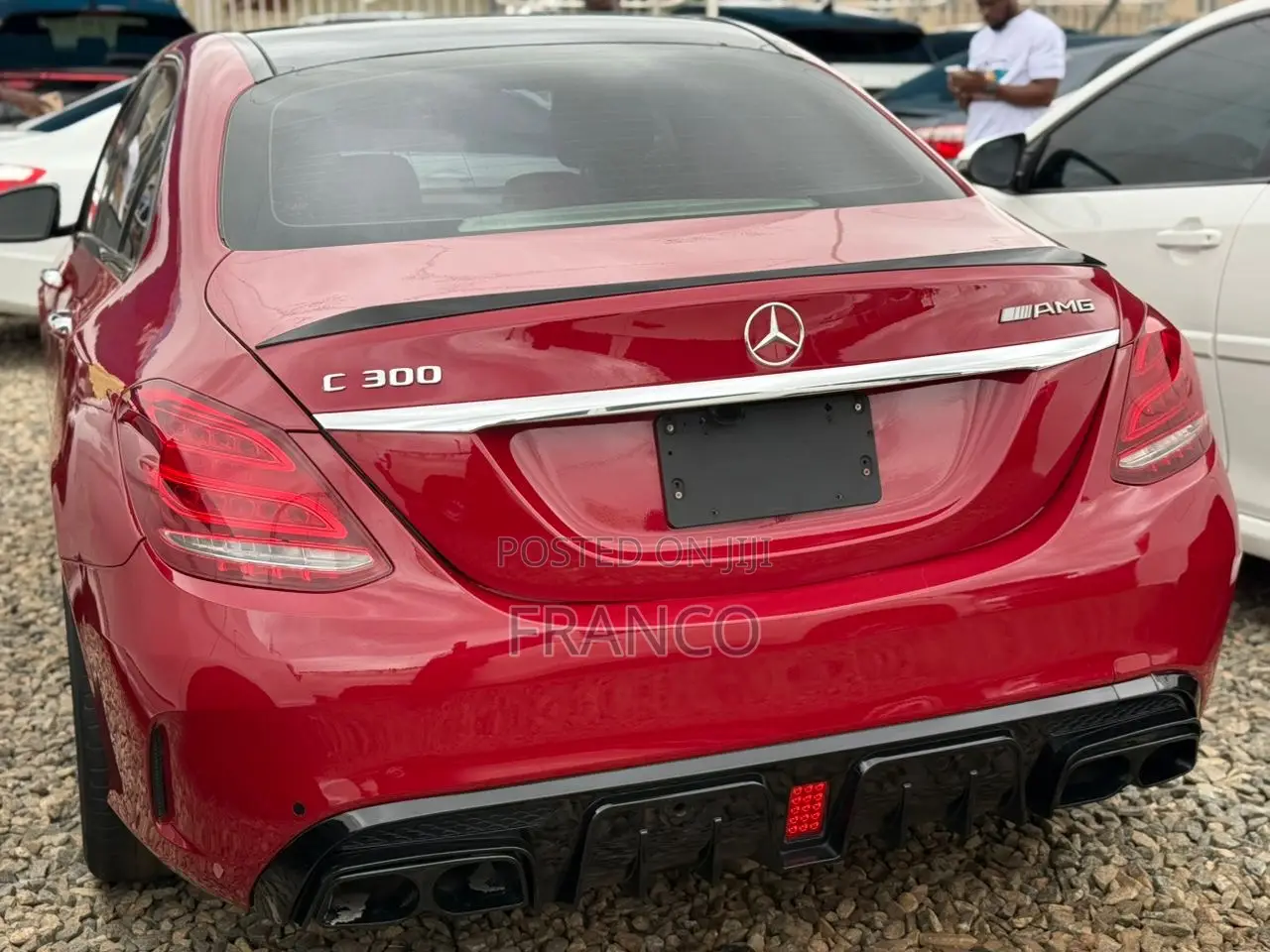 Mercedes-Benz C300 Sport 4Matic Sedan AWD (2.0L 4cyl 7A) 2017 Red