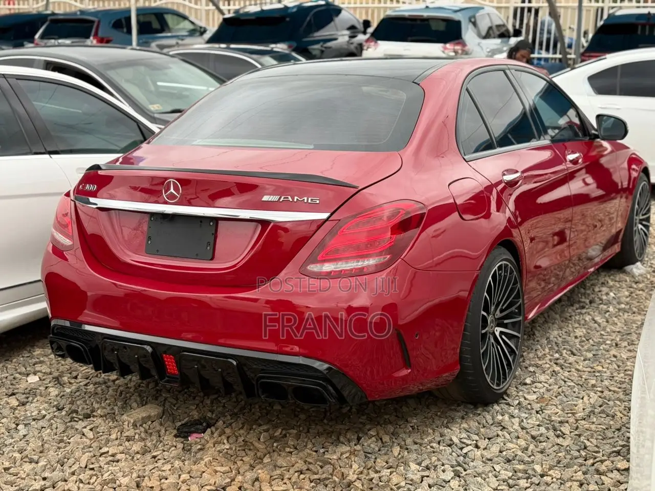 Mercedes-Benz C300 Sport 4Matic Sedan AWD (2.0L 4cyl 7A) 2017 Red