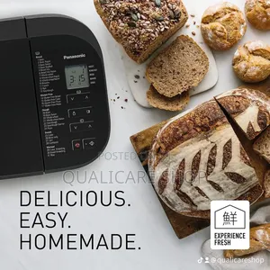 Panasonic Fully Automatic Bread Maker/Machine - Silver