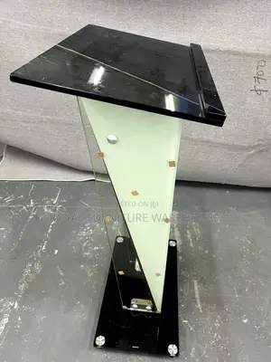 Classic Tempered Glass Preaching Pulpit