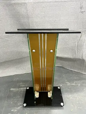 Classic Tempered Glass Preaching Pulpit