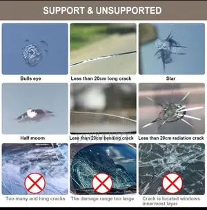Cracked Windscreen Repair Kit