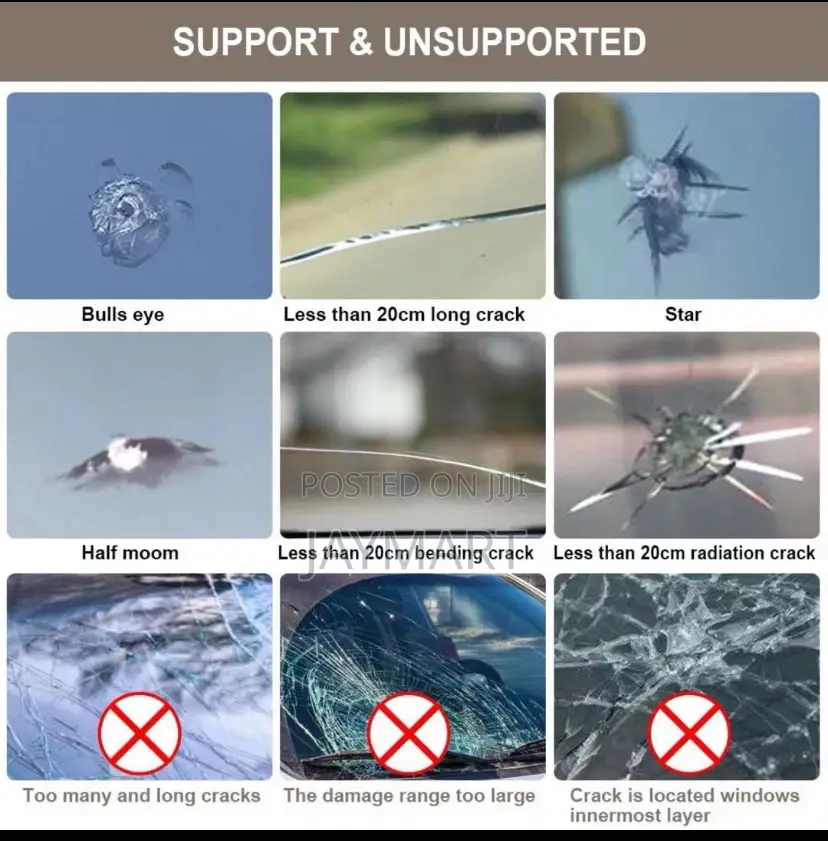 Cracked Windscreen Repair Kit