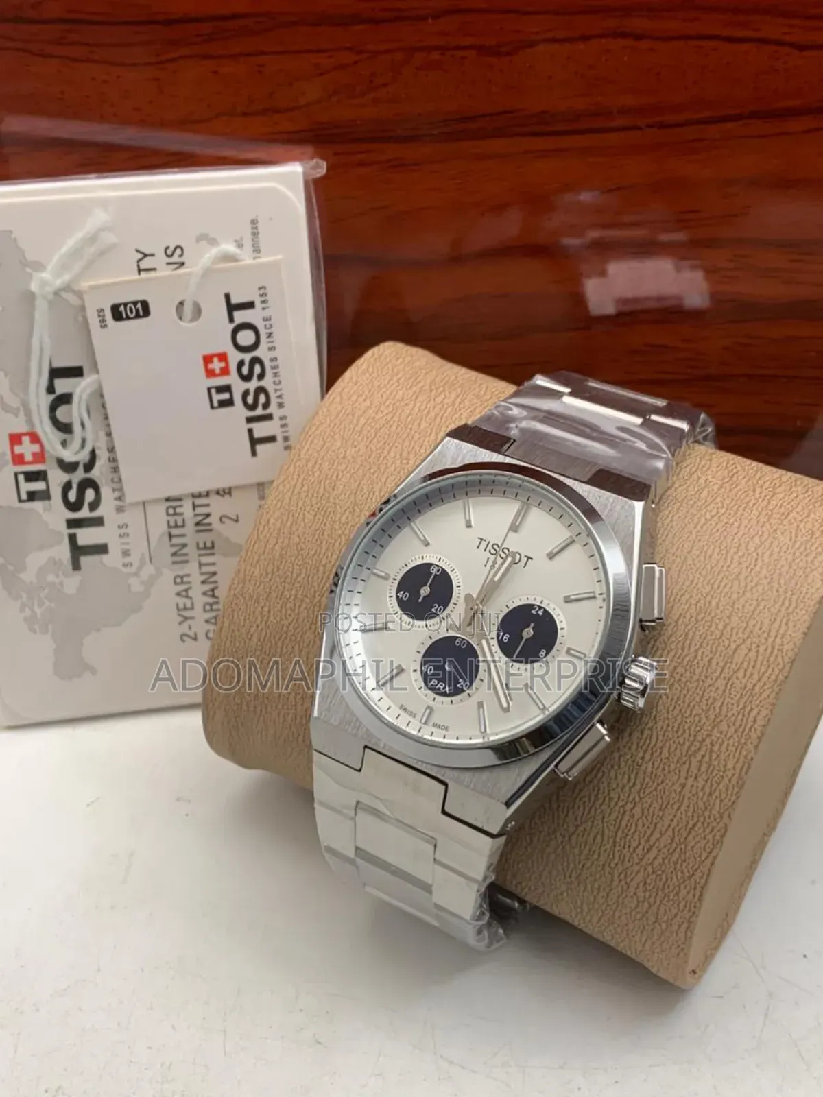 Tissot Swiss Made Chronograph Chain Watch