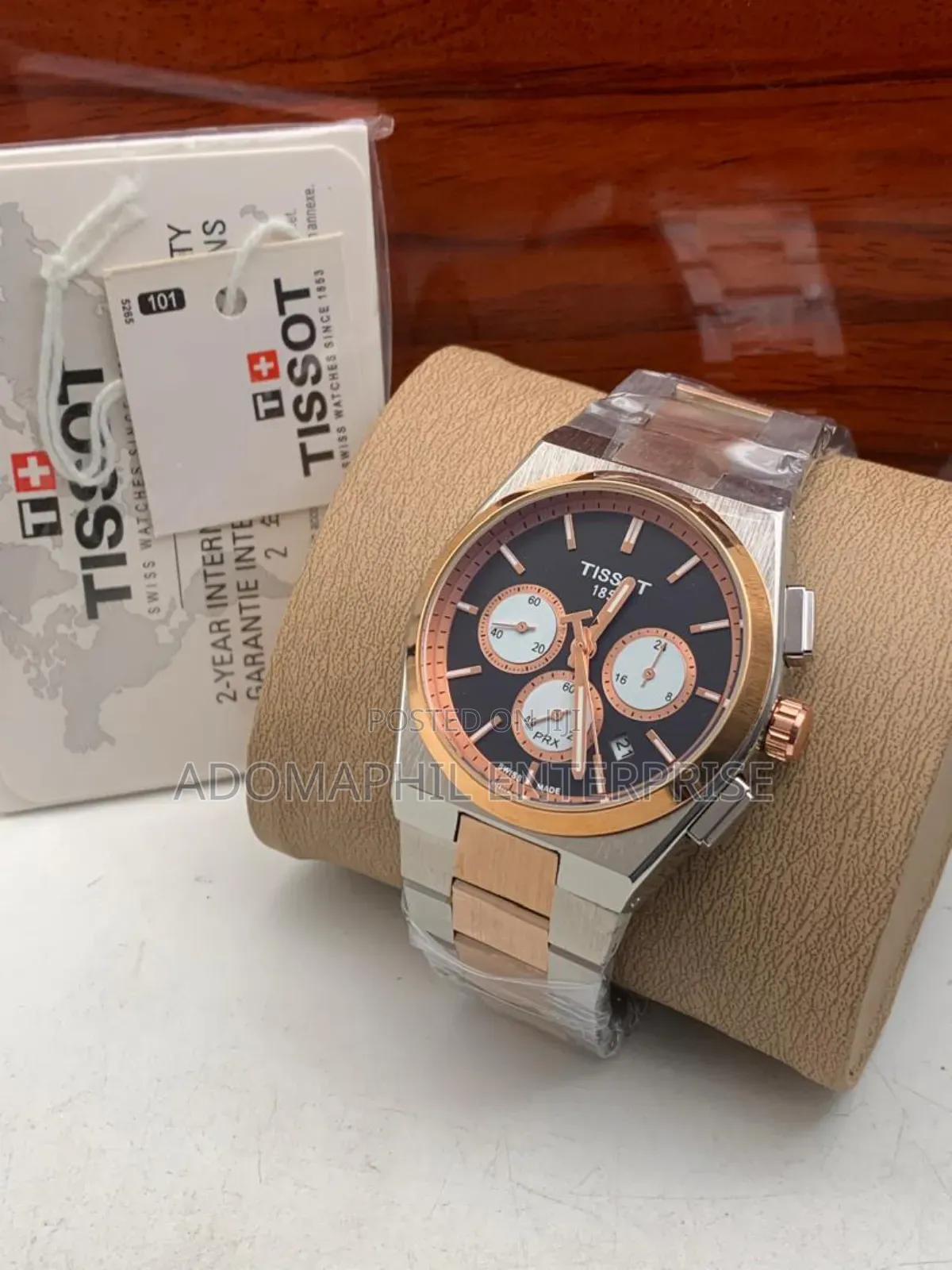 Tissot Swiss Made Chronograph Chain Watch