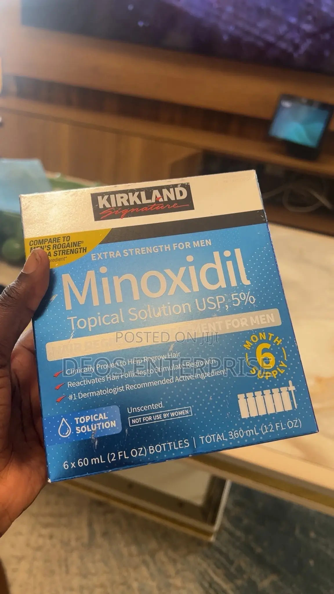 Super Kirkland Minoxidil Box for Aiding Beard Growth