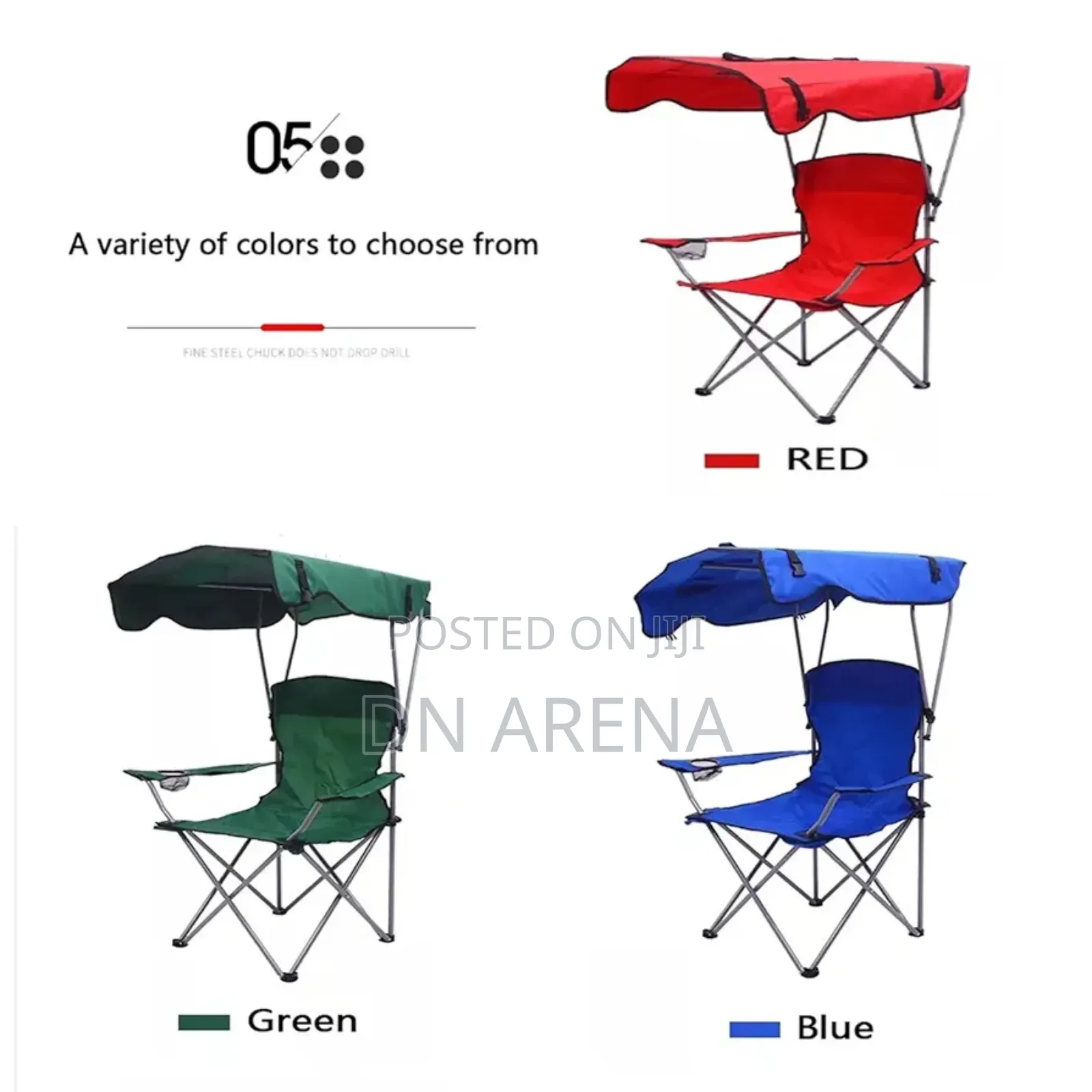 Folding Camping Recliner
Beach Chair With Canopy Poolside