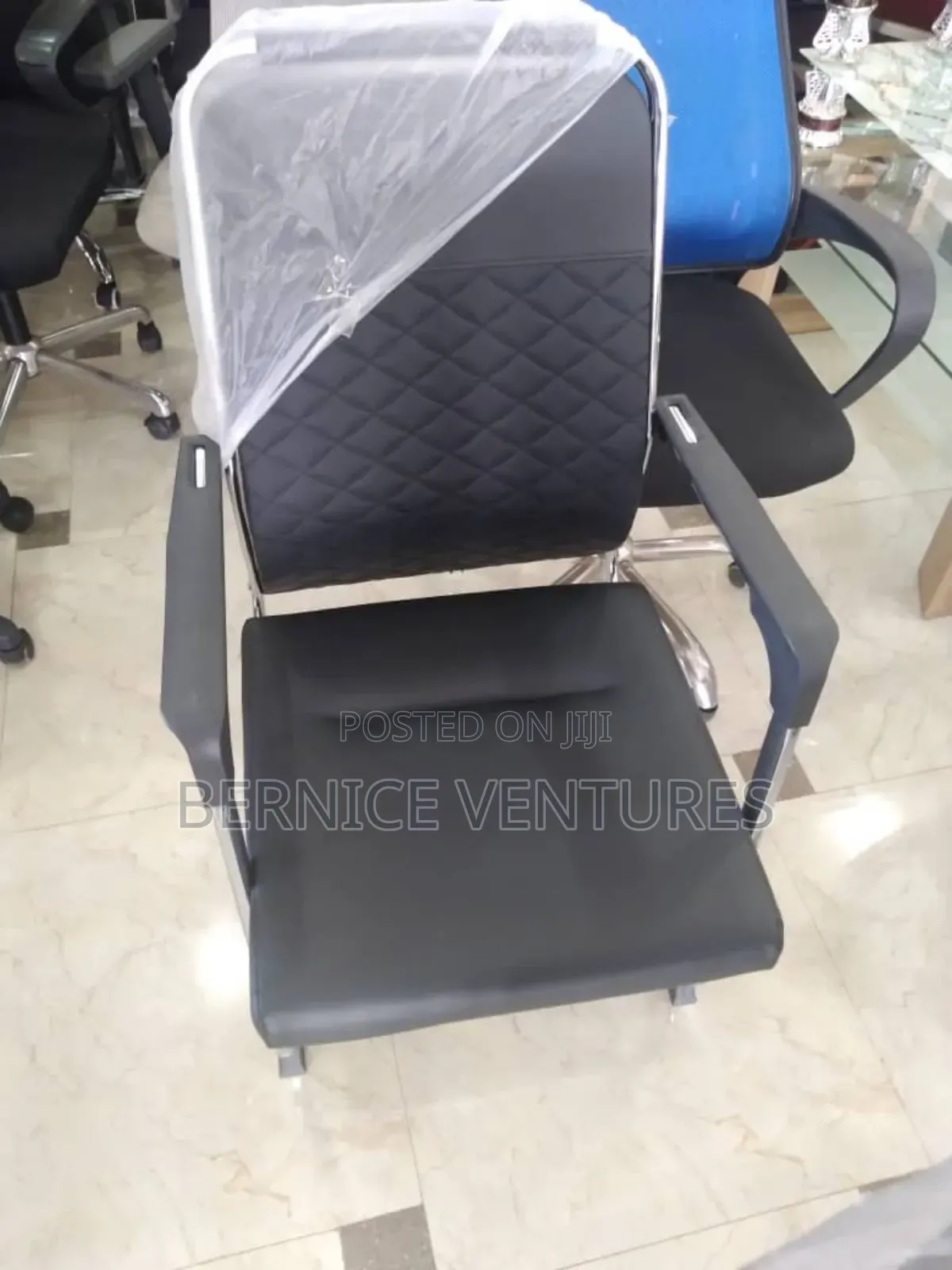 Black Lobby Chair