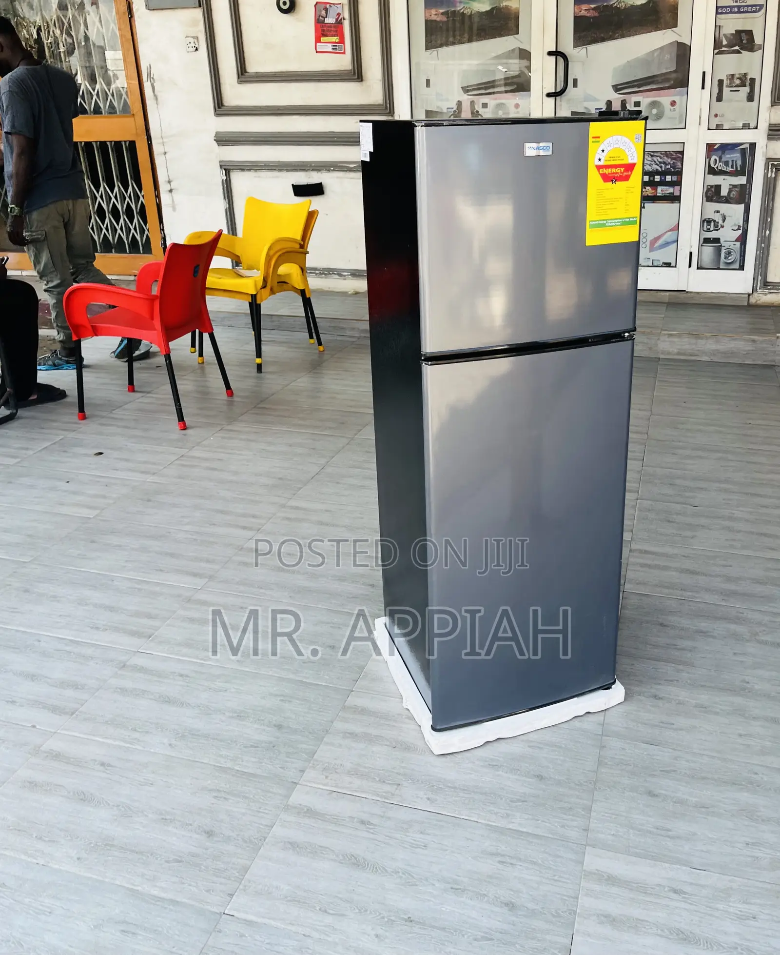 Check Out Original Nasco F2-18fl Top Freezer Fridge(Gray).