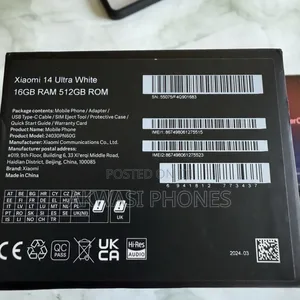 New Xiaomi 14 Ultra 512 GB White