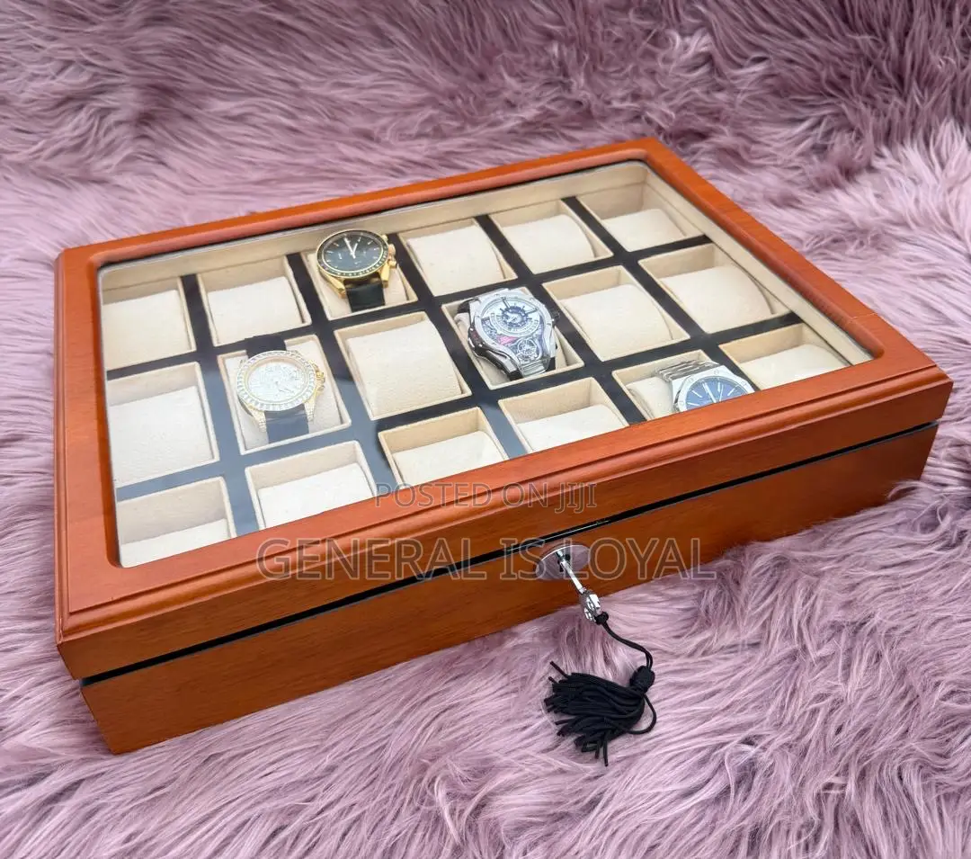 18slots Watches Box With Key