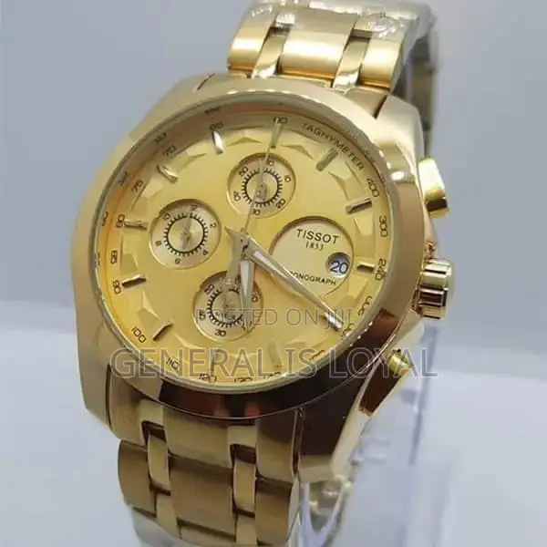 Tissot Chronograph Date Two-Tone Dial Wrist Watch
