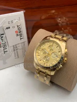 Tissot Chronograph Date Two-Tone Dial Wrist Watch