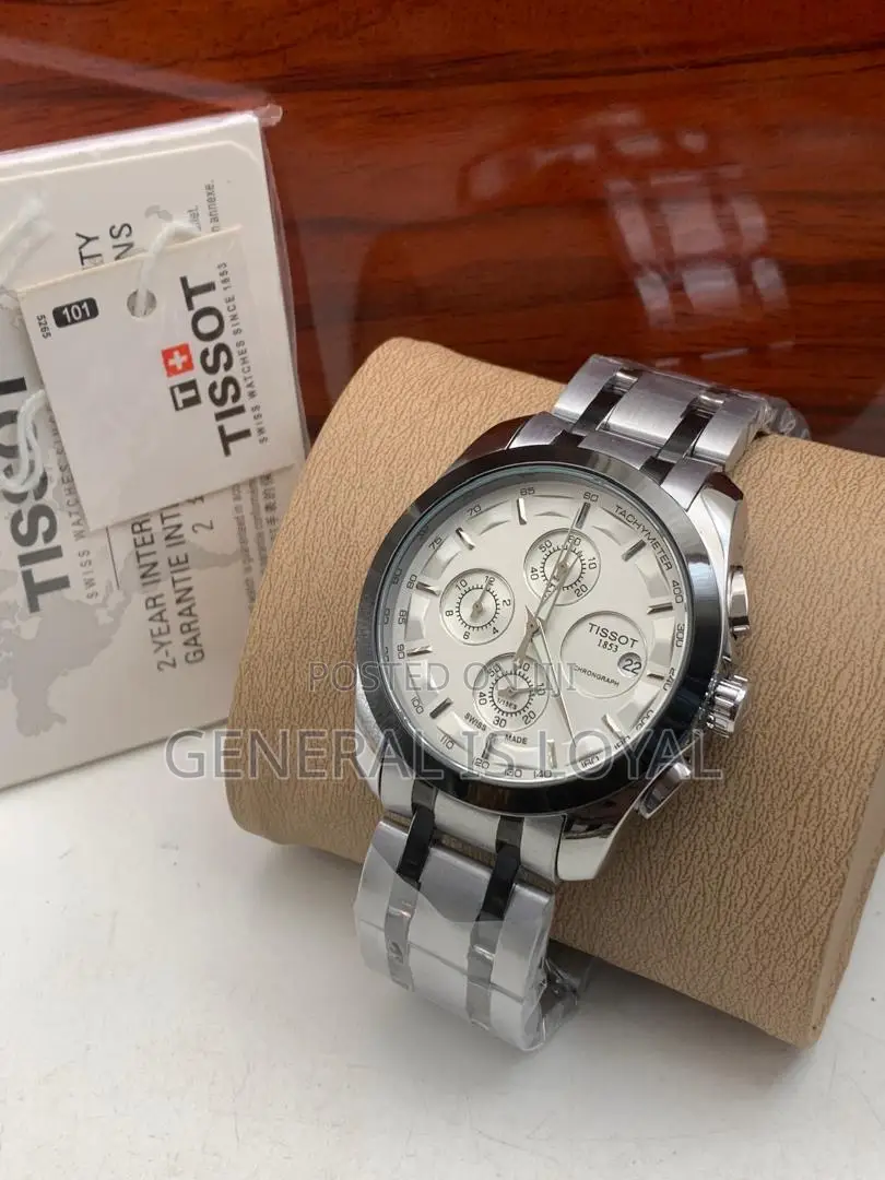 Tissot Chronograph Date Two-Tone Dial Wrist Watch