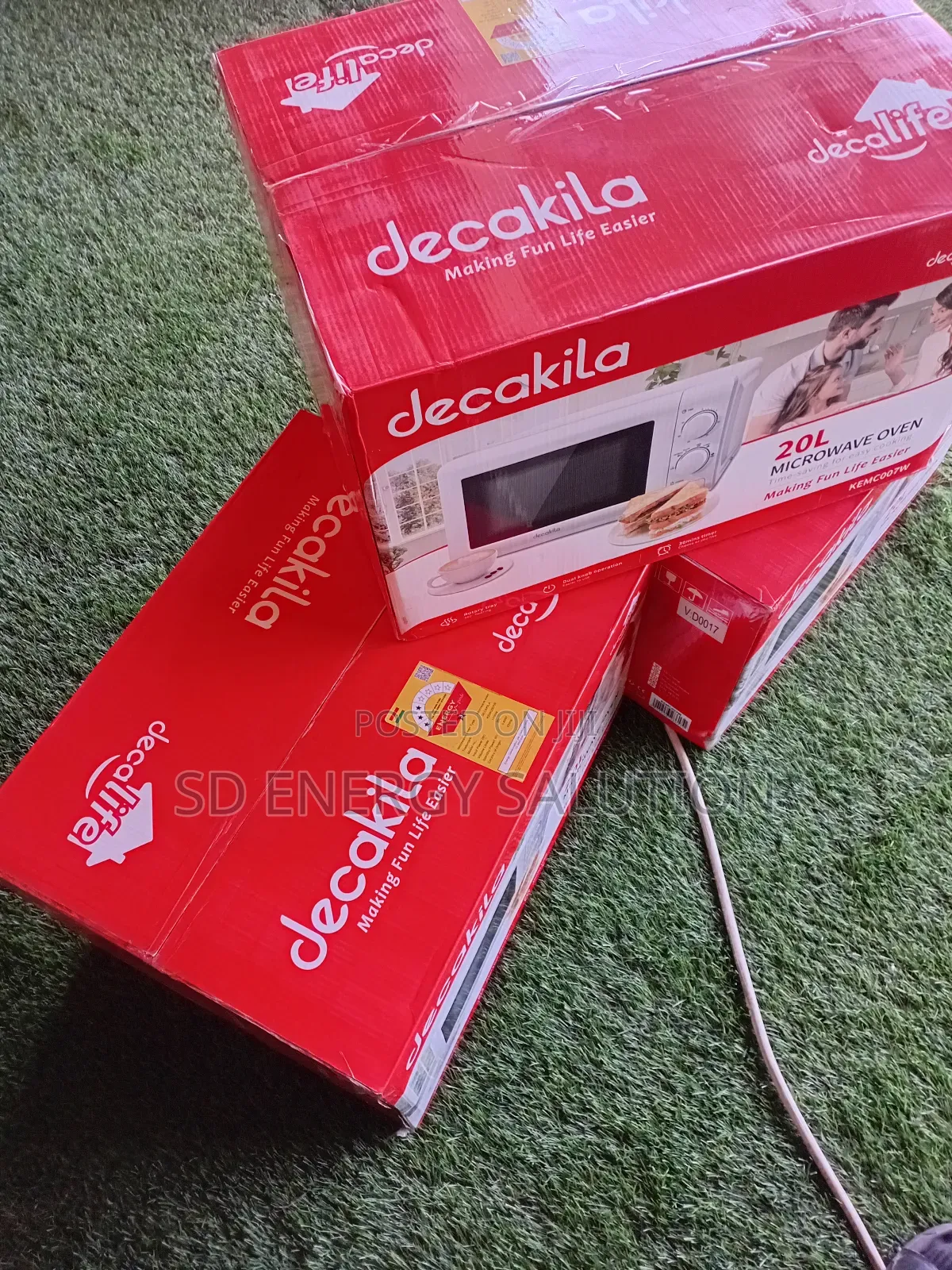 Awesome Decakila 20l Esay Microwave Oven Rotary Tray