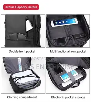 Omaska 17 Inch Laptop Backpack With Usb Port Available