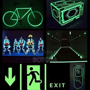 2 Rolls Fluorescent Green Luminous Tape