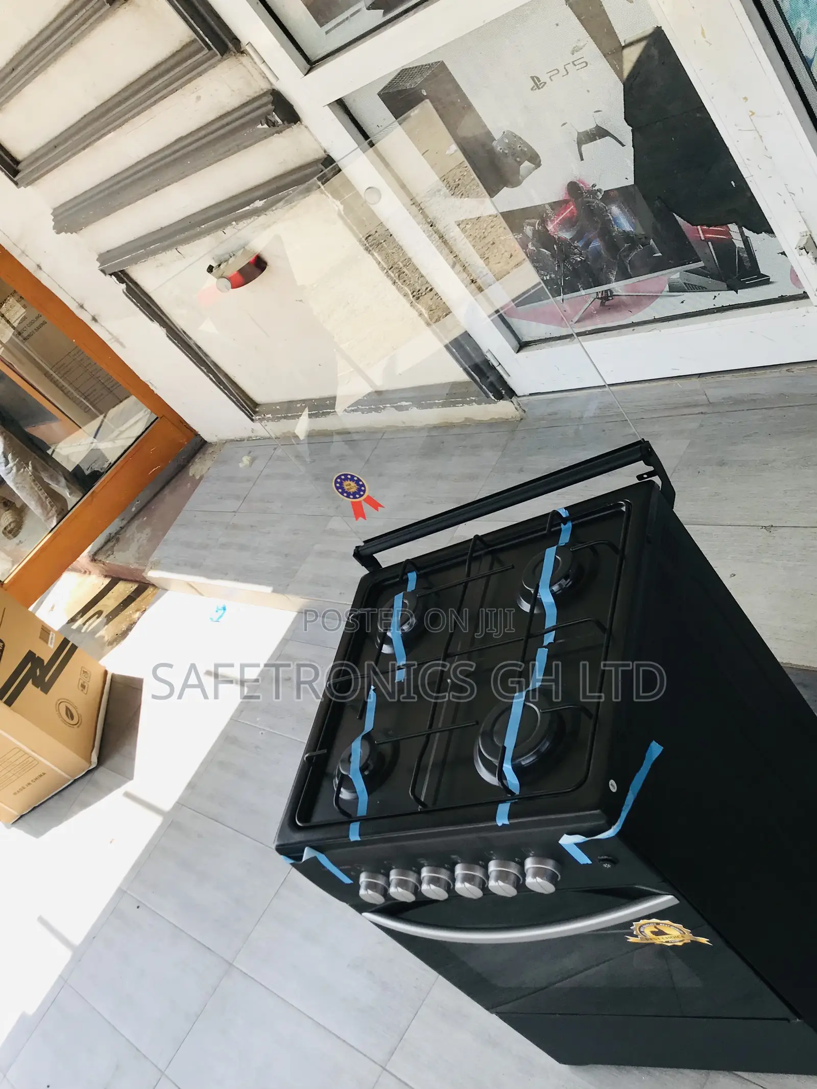 Best Reliable 4 Gas Cooker Oven Gril Volcano Black 50x50
