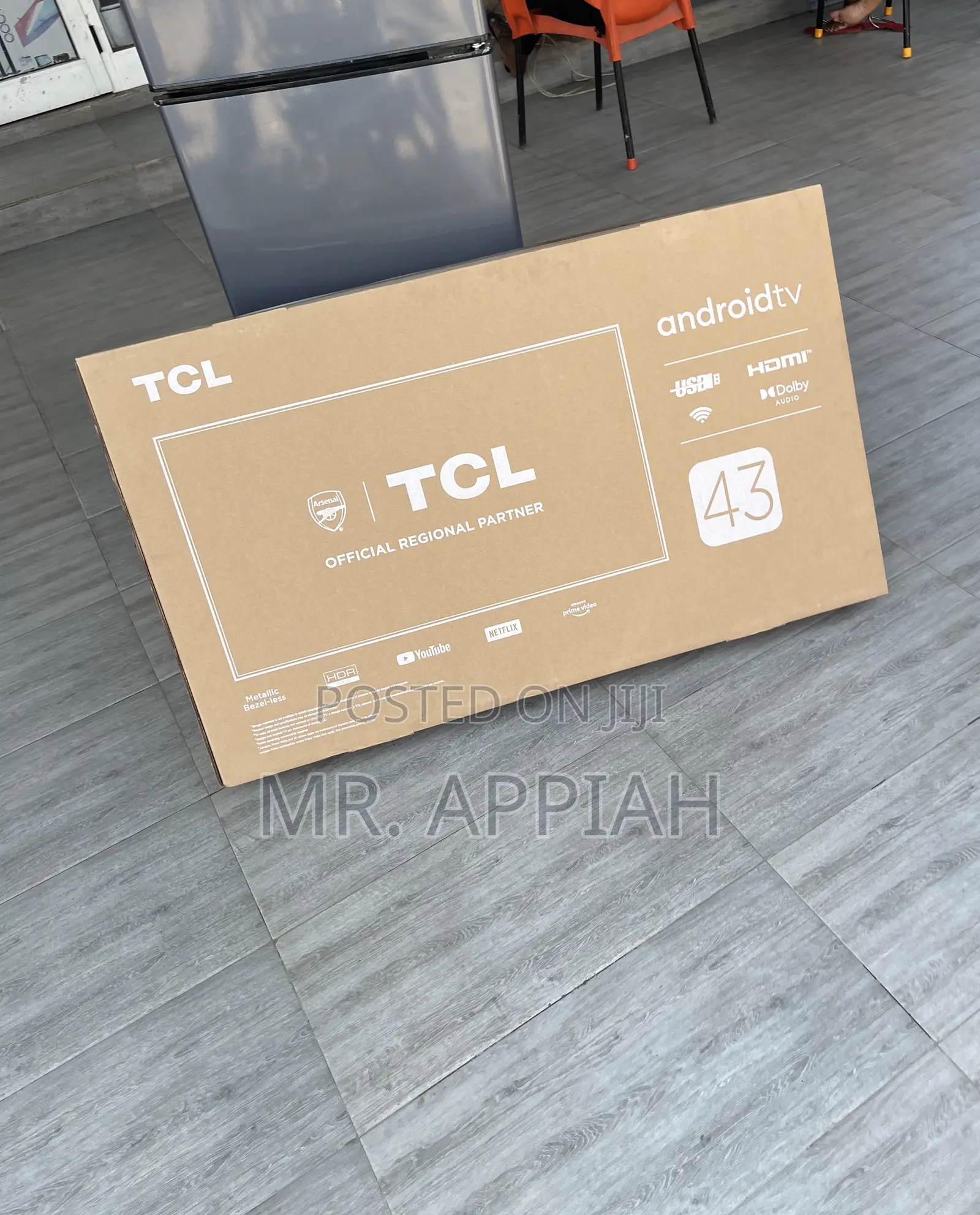Premium Original TCL 43” HDR Smart Screen Tv(Black) 
