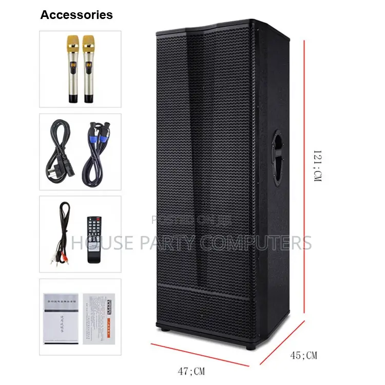 Active Pa Professional Stage Dj Pair Speaker