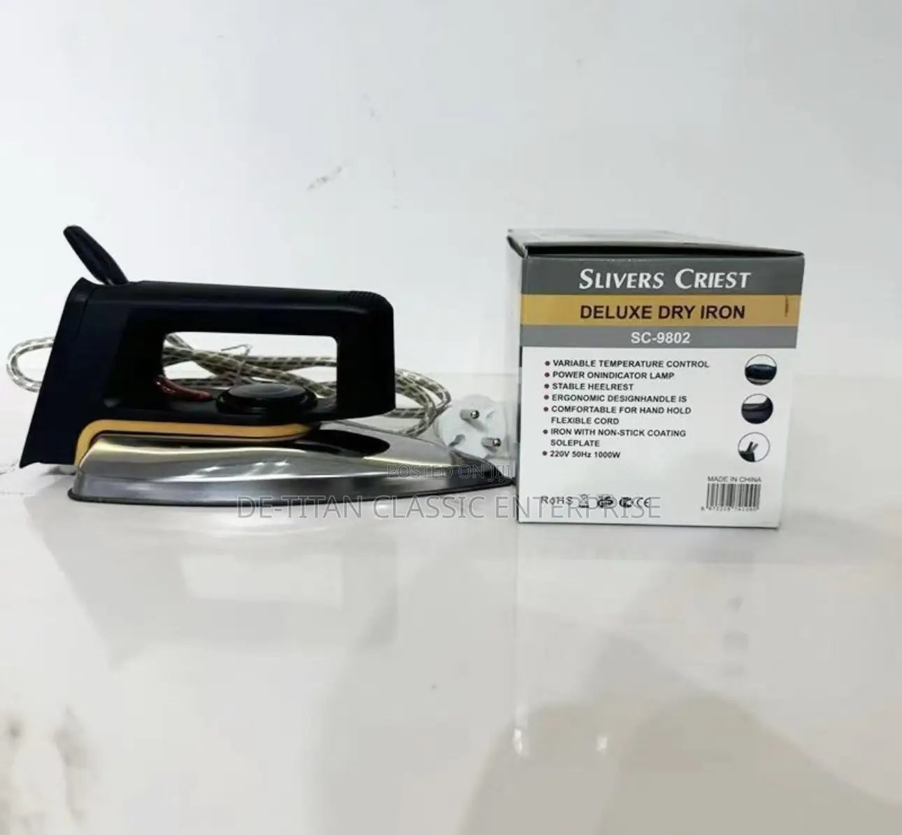 Affordable Silver Crest Dry Iron