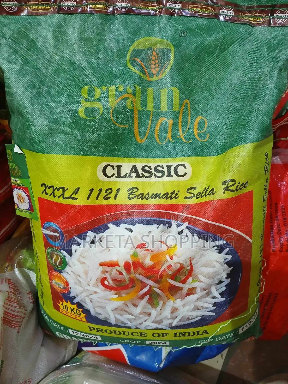Grain Vale Sella Basmati Rice 10kg
