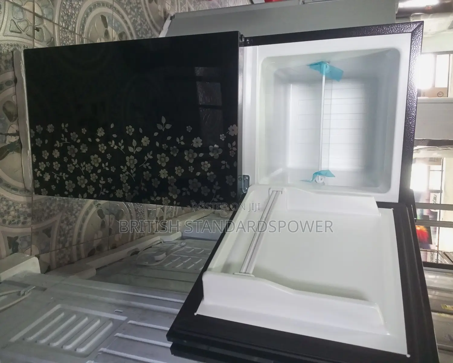 Get Your Black Westpool Glass Fridge Freezer Westpool Fridge