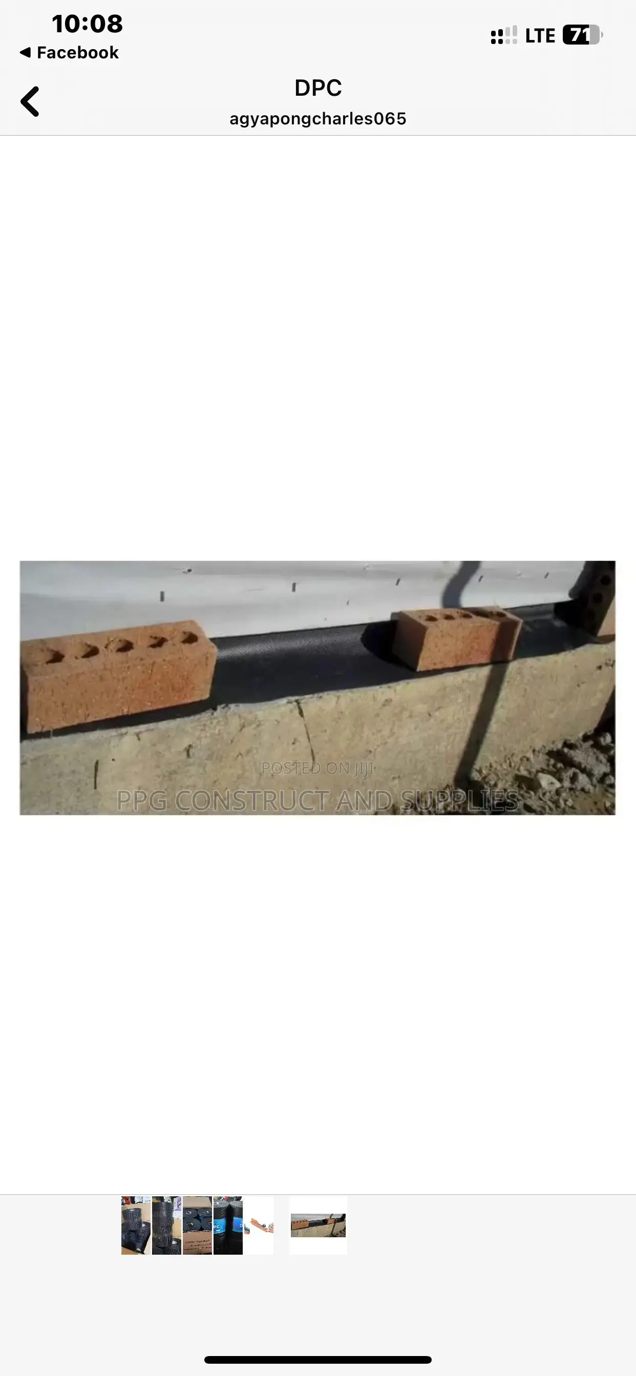 Damp Proof Course(Dpc)_ 200mm(8inches) by 98ft