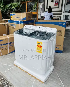 Most Affordable Nasco 11kg Semi-Auto Washing Machine.